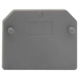 Side cap 2.5mm for JXB Lemanso / LMA2699 terminals gray, multiple of 25pcs (price per piece)