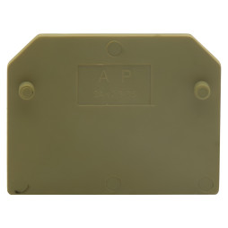 Side cap 2.5mm for SAK Lemanso / LMA2704 terminals yellow, multiple of 25pcs (price per piece)