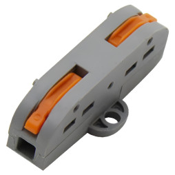 Terminal (1+1) double-sided Lemanso / LMA2620 orange flags (multiple of 25 pieces)