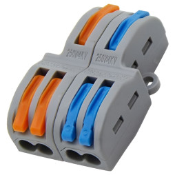 Terminal (2+4) double-sided Lemanso / LMA2625 colored flags (25pcs)