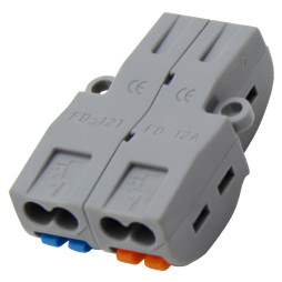 Terminal (2+4) double-sided Lemanso / LMA2625 colored flags (25pcs)