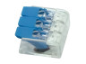 Terminal (3-way) 450V 32A Lemanso / LMA2610 (blue flags) (25pcs)