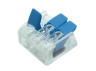 Terminal (3-way) 450V 32A Lemanso / LMA2610 (blue flags) (25pcs)