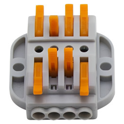 Terminal (4+4) double-sided Lemanso / LMA2617 (bolt mounting)