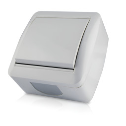 Surface switch 1st LEMANSO Magnolia white LMR2001