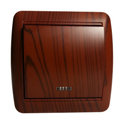 Surface switch 1-way + LED backlight LEMANSO Magnolia cherry LMR2209