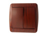 Surface switch 2-way LEMANSO Magnolia cherry LMR2202