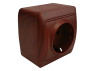 Surface socket 1-way with grounding LEMANSO Magnolia cherry LMR2204