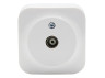 TV socket LEMANSO Note white LMR2314