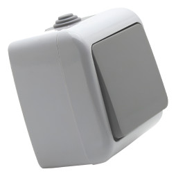 Switch surface-mounted 1st intermediate LEMANSO Nemo gray LMR2407