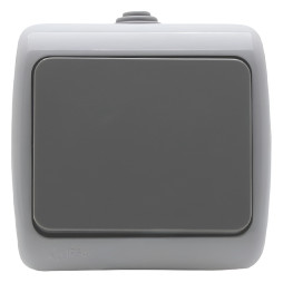 Switch surface-mounted 1st intermediate LEMANSO Nemo gray LMR2407