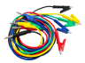 Tester crocodile clip + plug (banana) length 1m (5pcs), 12V LM9162 Lemanso