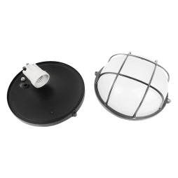 LED lamp housing 20W 220V circle metal. for LED lamp with solution BL-1362 black (BL-1302) Lemanso