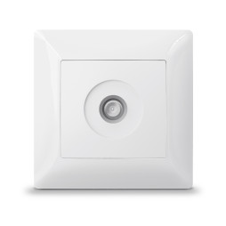 TV socket single television white TITANUM STANDARD