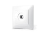 TV socket single television white TITANUM STANDARD