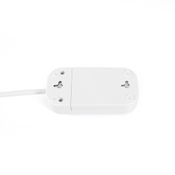Extension cord without grounding 2 sockets 3m (2x1mm) white TITANUM STANDARD
