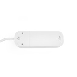 Extension cord with grounding 3 sockets with button 3m (3x1.5mm) white TITANUM STANDARD