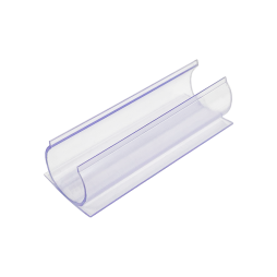 Wall mount 5cm 14*15.7mm for neon 15*15mm 360 degrees. plastic / LM872 transparent Lemanso