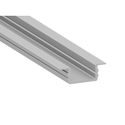 Aluminum profile for LED strip AL-01-2 1 meter anodized recessed LEDUA