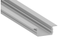 Aluminum profile for LED strip AL-01-2 2 meters anodized recessed LEDUA