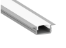 Aluminum profile for LED strip AL-01-2 2 meters anodized recessed LEDUA