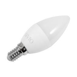 LED bulb E14-C37-6W-3000K 175-265V Sivio