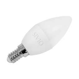 LED bulb E14-C37-6W-4100K 175-265V Sivio