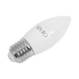 LED bulb E27-C37-7W-3000K 175-265V SIVIO