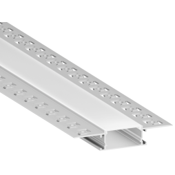 Aluminum profile for LED strip for plasterboard AL-21-5 3 meters anodized under plaster LEDUA