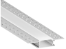 Aluminum profile for LED strip for plasterboard AL-21-5 3 meters anodized under plaster LEDUA