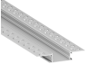 Aluminum profile for LED strip for plasterboard AL-21-5 3 meters anodized under plaster LEDUA