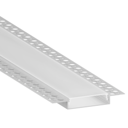 Aluminum profile for LED strip for plasterboard AL-40 3 meters anodized under plaster LEDUA