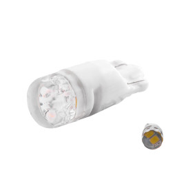 LED car lamp T10-2835-2smd E ceramics white 24V LEDUA