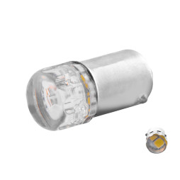 LED car lamp BA9S-2835-2smd E white 24V LEDUA