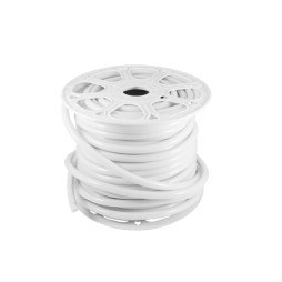 LED neon 2835-120led-7W 220V round, IP65 white