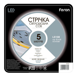 Feron LS108 LED strip 12V 9W 6500K (5 metres in a reel)