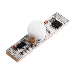 MOTION SENSOR PIR ON/OF for profile 5A with photocell and slow switching on 12V M320.2F