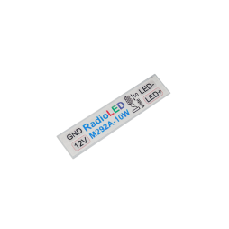 Sensor dimmer for 12-24V profile I=3A, 10mm spring, white LED M292A-10 (white)