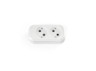 Extension socket without grounding 2 sockets white TITANUM STANDARD