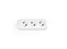 Extension socket without grounding 3 sockets white TITANUM STANDARD