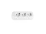 Extension strip with grounding 3 sockets white TITANUM STANDARD