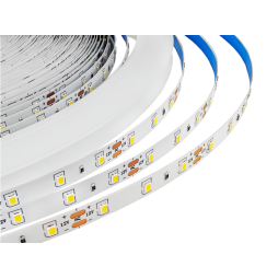 LED strip 2835-60led-8mm-12V 5W/m IP20 20-22lm/led without wiring 50m reels 3000K warm white LEDUA