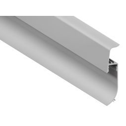 Aluminum profile for LED strip floor AL-119 PL80 2.5 meters anodized surface mounted LEDUA