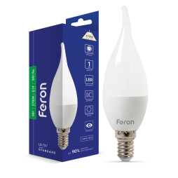 LED lamp Feron LB-737 6W E14 2700K candle in the wind