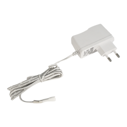 Power supply 12W-IP44 1A plastic 2000mm-wire 12V socket white mini mother LEDUA