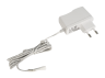 Power supply 12W-IP44 1A plastic 2000mm-wire 12V socket white mini mother LEDUA
