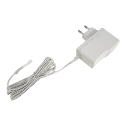 Power supply 12W-IP44 1A plastic 2000mm-wire 12V socket white mini mother LEDUA
