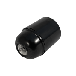 E27 socket bakelite black - Italian 4A 250V / LM2528 Lemanso