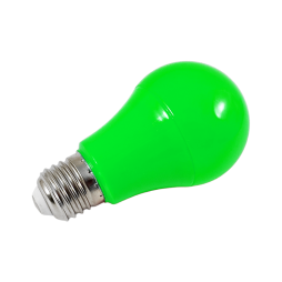 LED bulb 7W A60 E27 175-265V green / LM3086 Lemanso