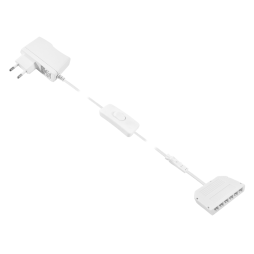 Driver set 12W+hand switch+junction box 6 outputs, white 12V LEDUA